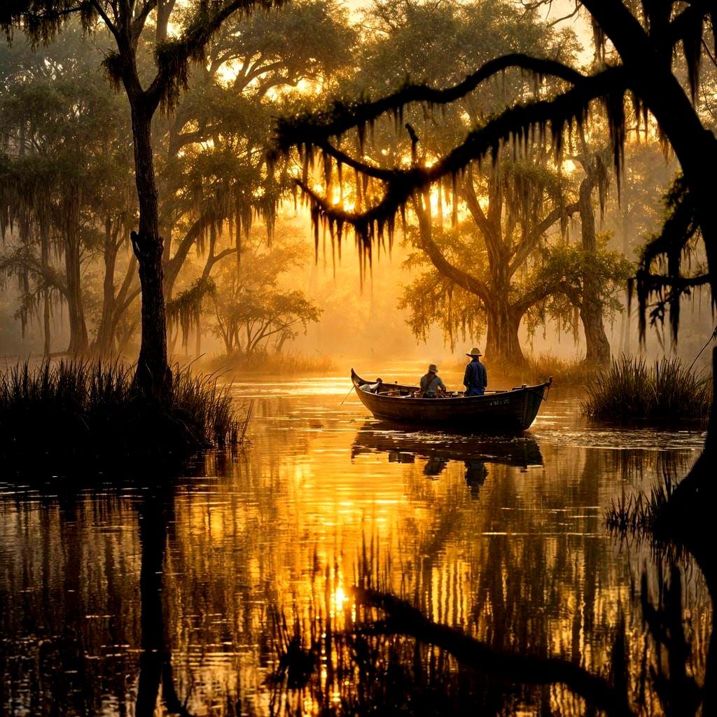 Southern Sunrise Fishin'  by @LostInAmerica