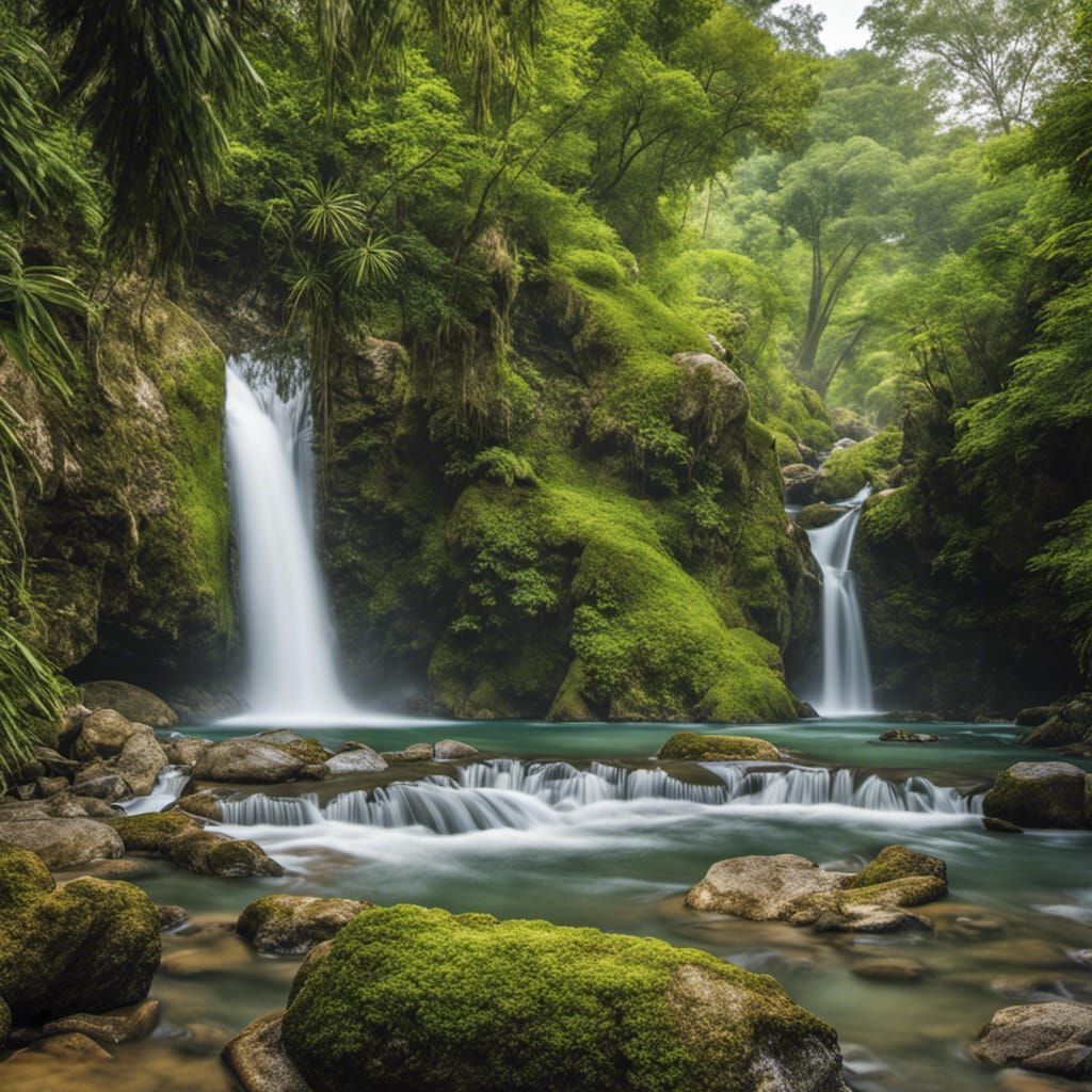 tropical waterfall 5