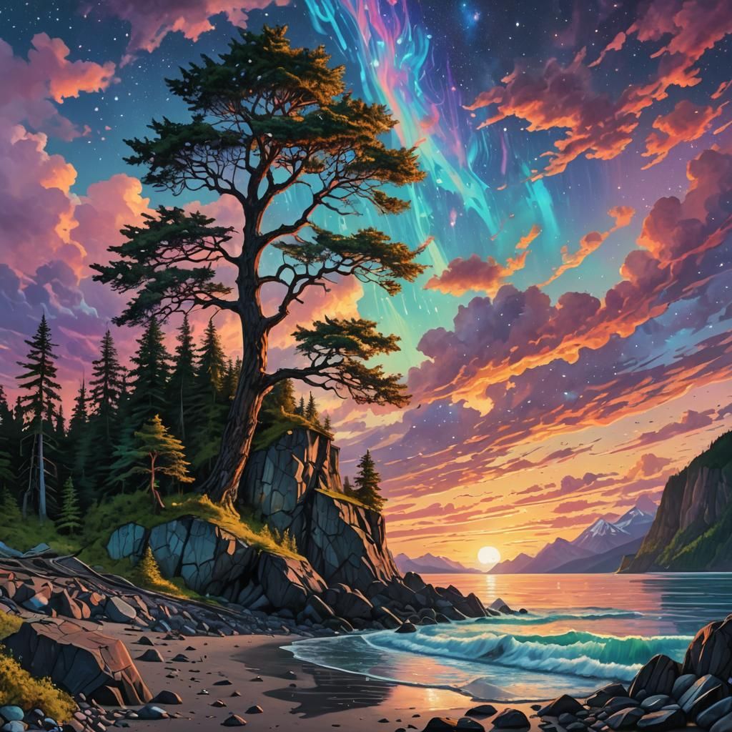 Alaska sunset  by @Mimi1888