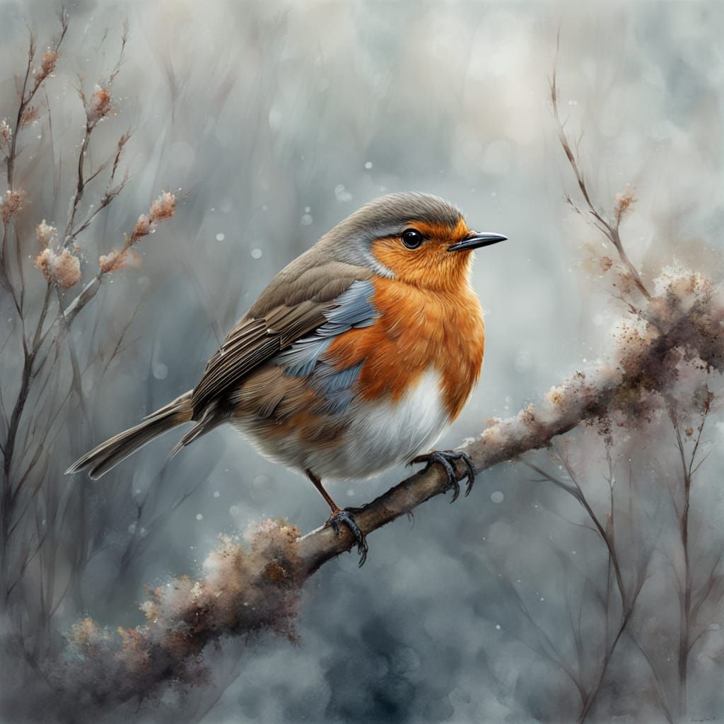 “A Splash of Color in the November Fog”  by @Szuri