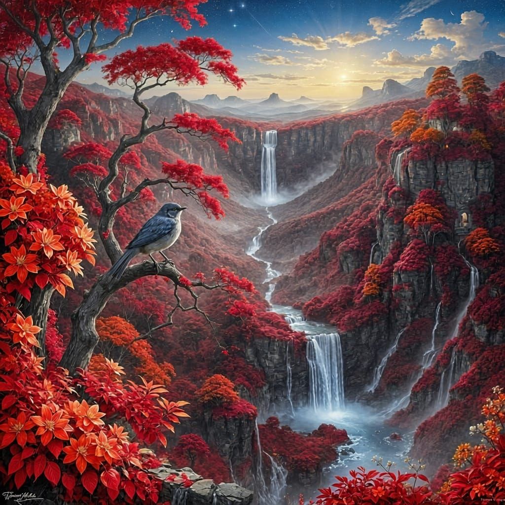 Autumn Waterfall