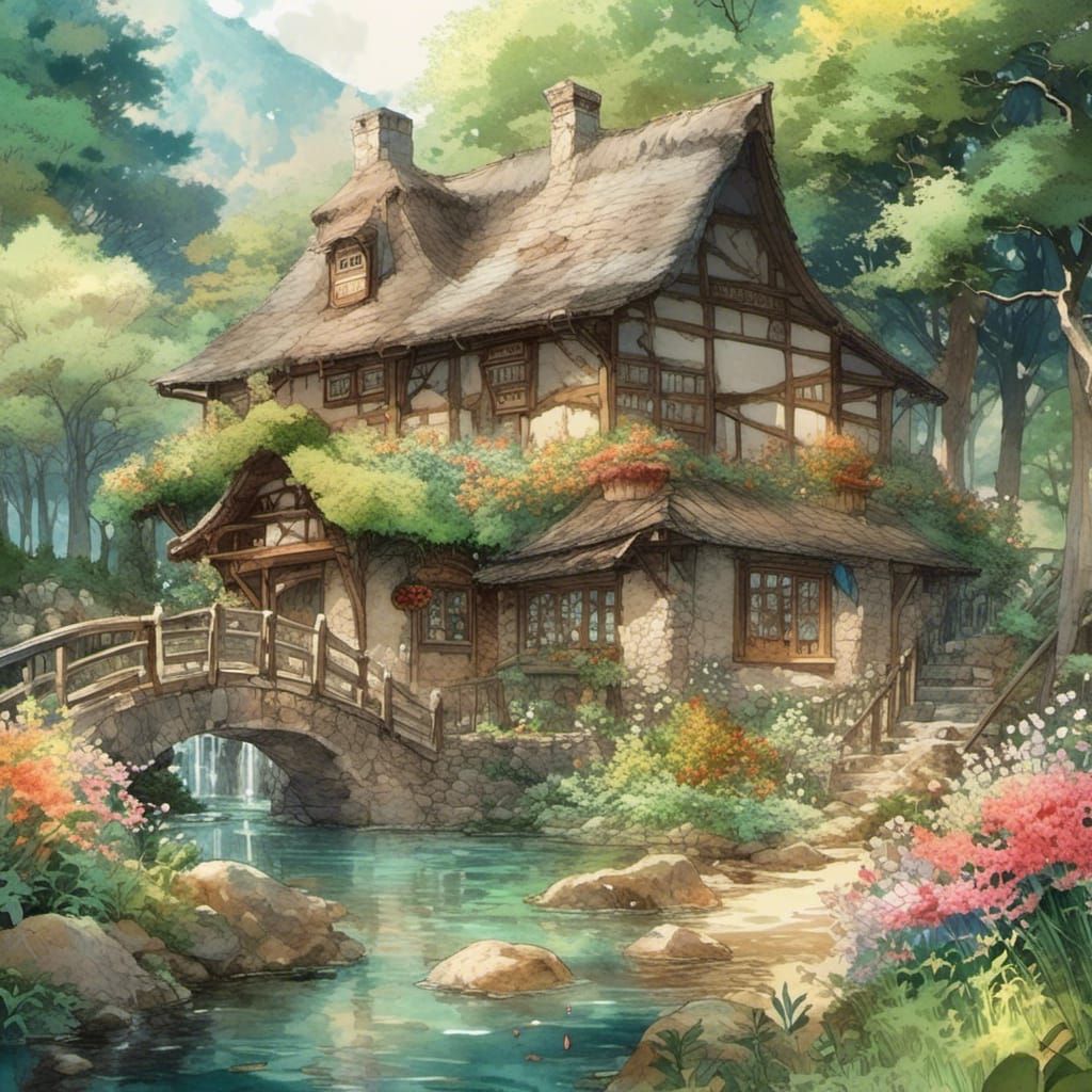 Woodland Home  by @zoozee
