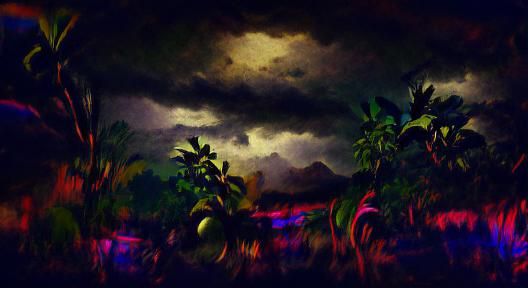 It was a dark and stormy night