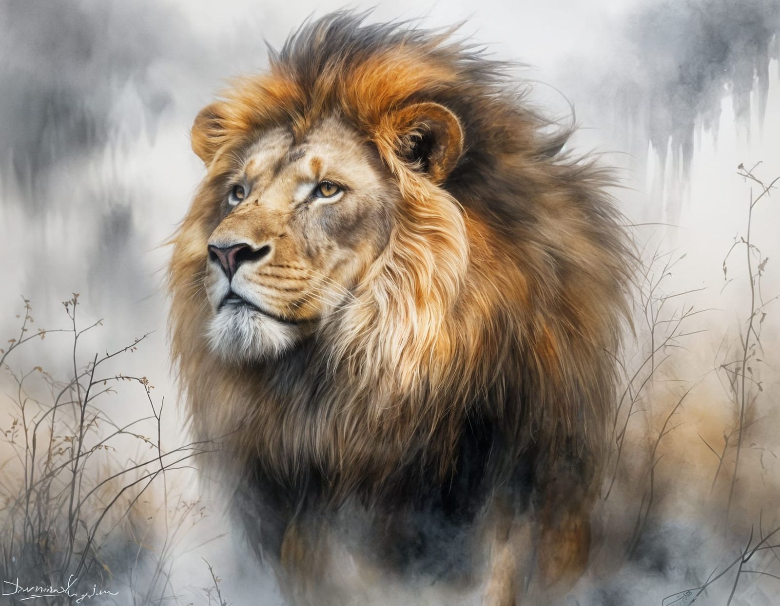 Emerging from the mist ...  by @Thy_2107