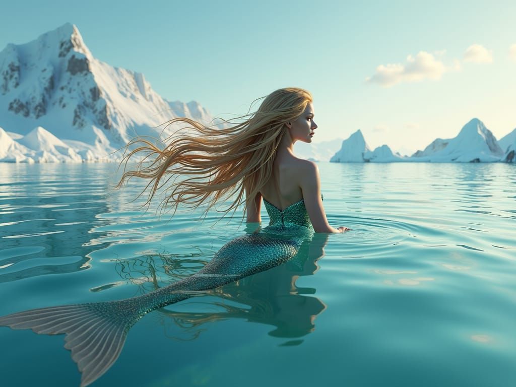 Infinity Pool Mermaid  by @SnowboundMermaid
