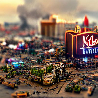 Post-apocalyptic Las Vegas