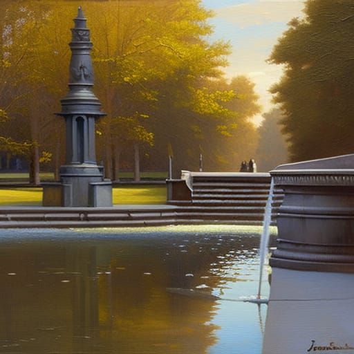 Victorian fountain