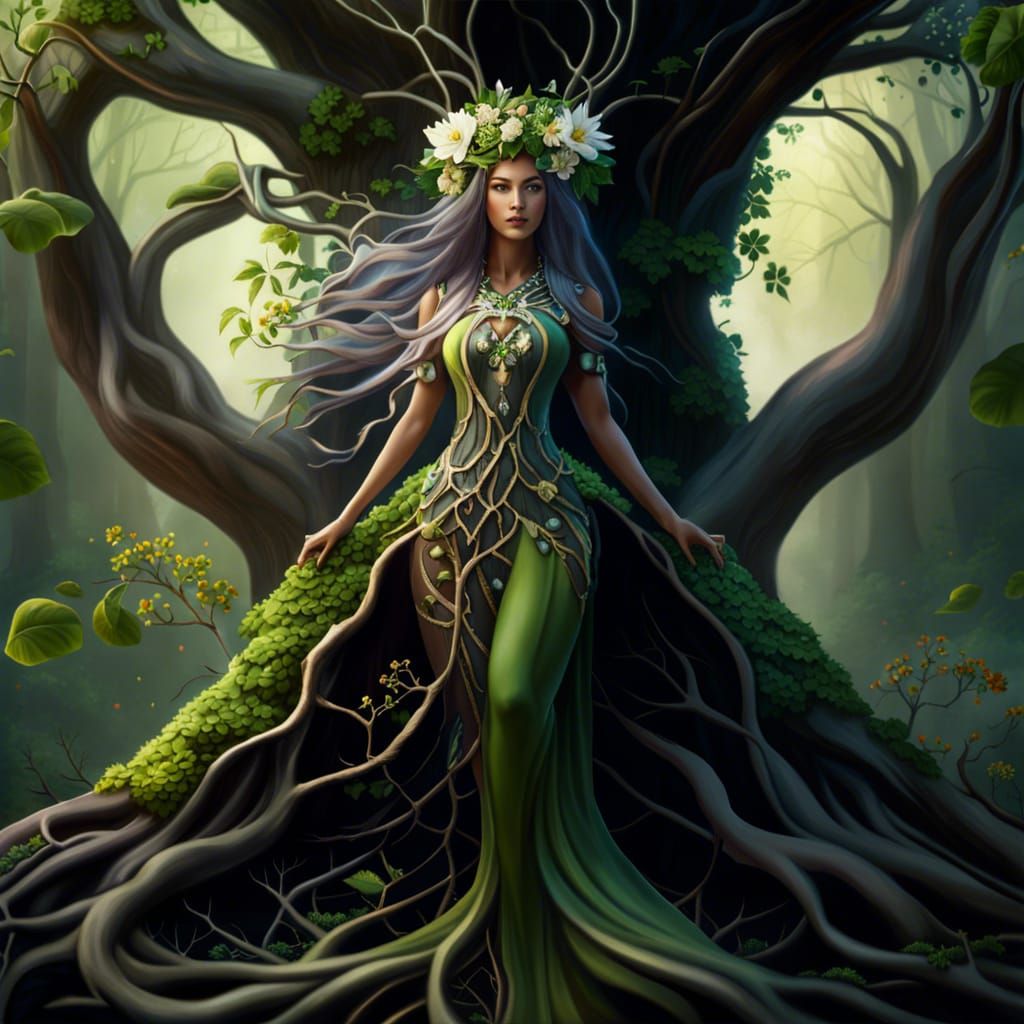 Dryad - AI Generated Artwork - NightCafe Creator