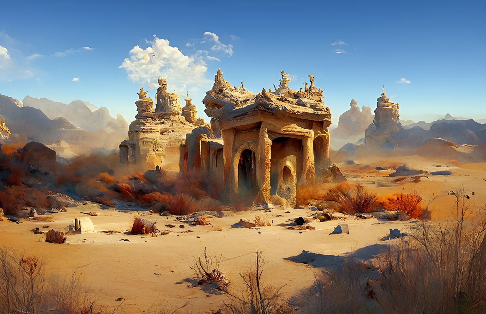 "Desert Temple" by Ferdinand Knab, Tom Bagshaw, Steven Belle...