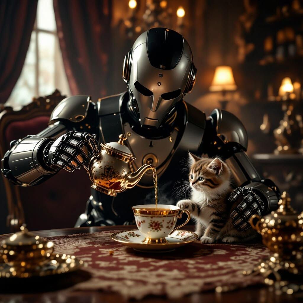 serving a cat  by @Alexander 