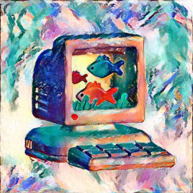 i love my 'puter, all my friends are in it