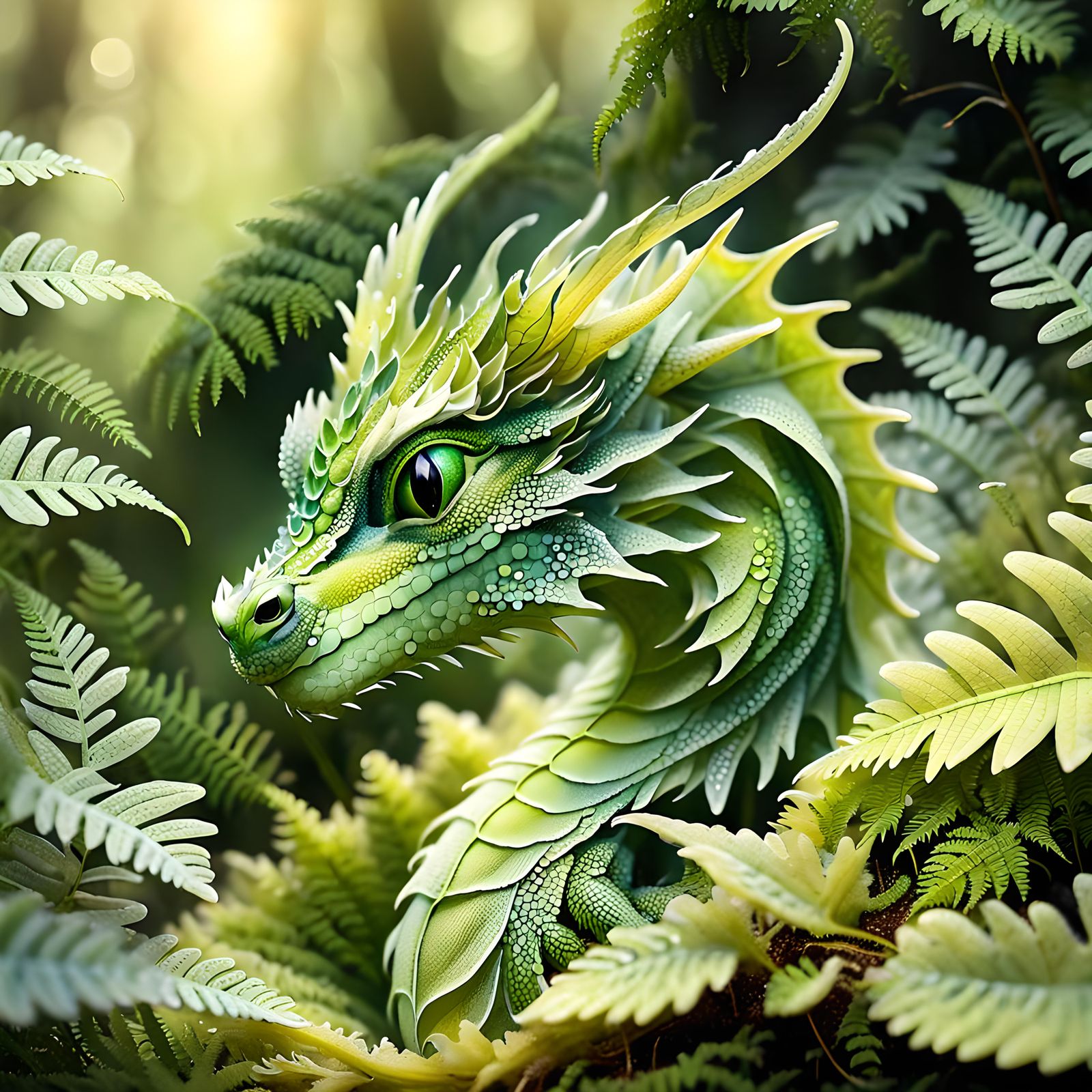 baby leaf dragon, perfect camouflage   by @Lovealotyl 