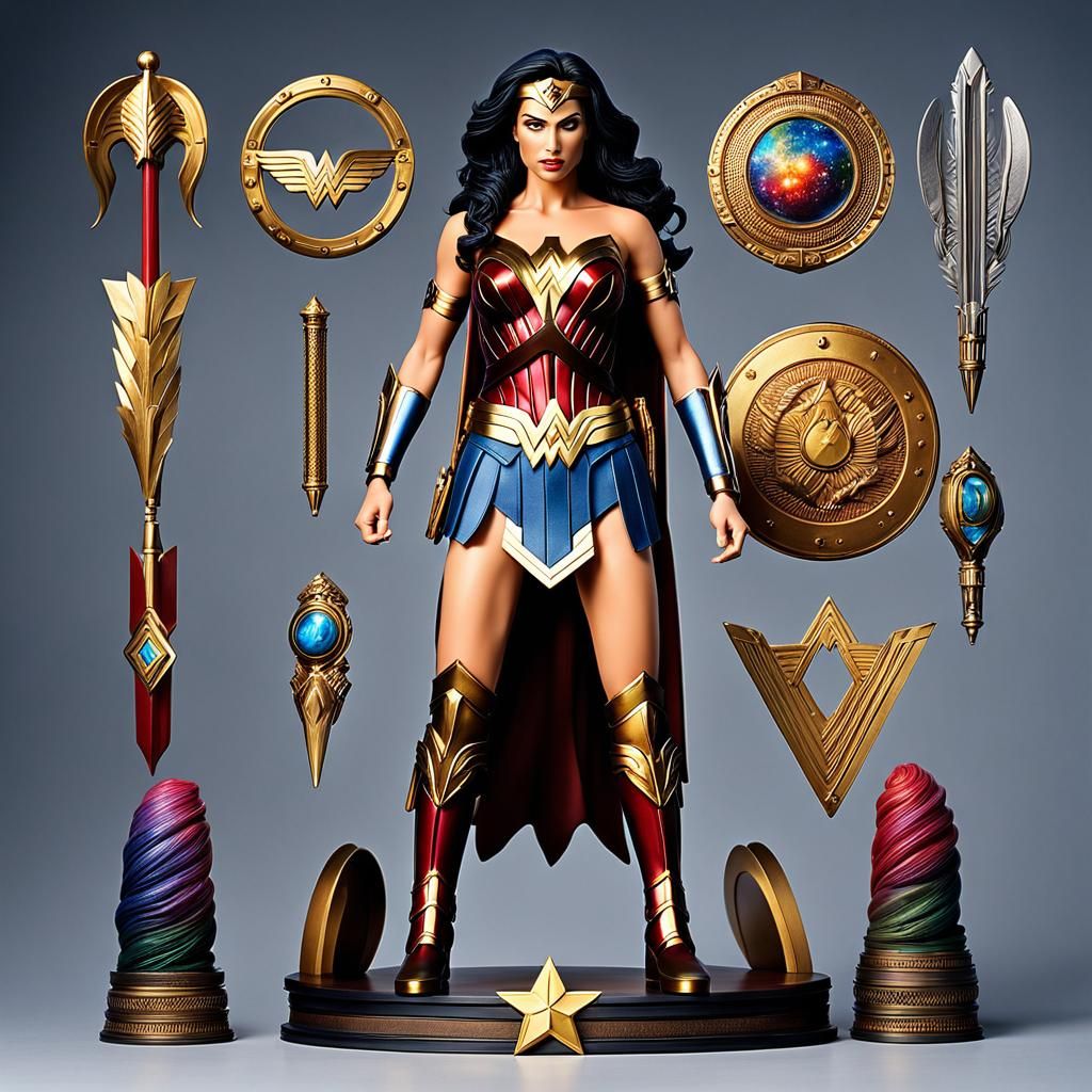 Wonder Woman Action Figure  by @MsCindy 