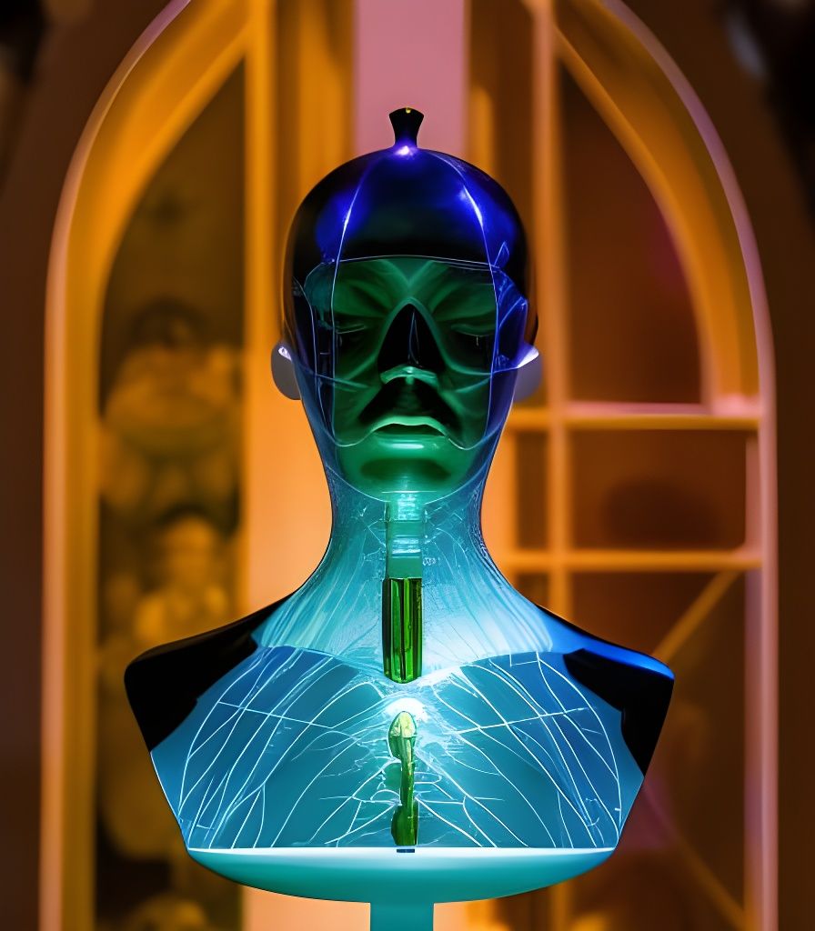 Nerve Pain Encased in Resin: Hyperrealistic Venetian Glass