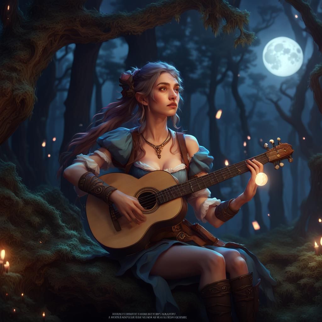 Traveling bard  by @Shea