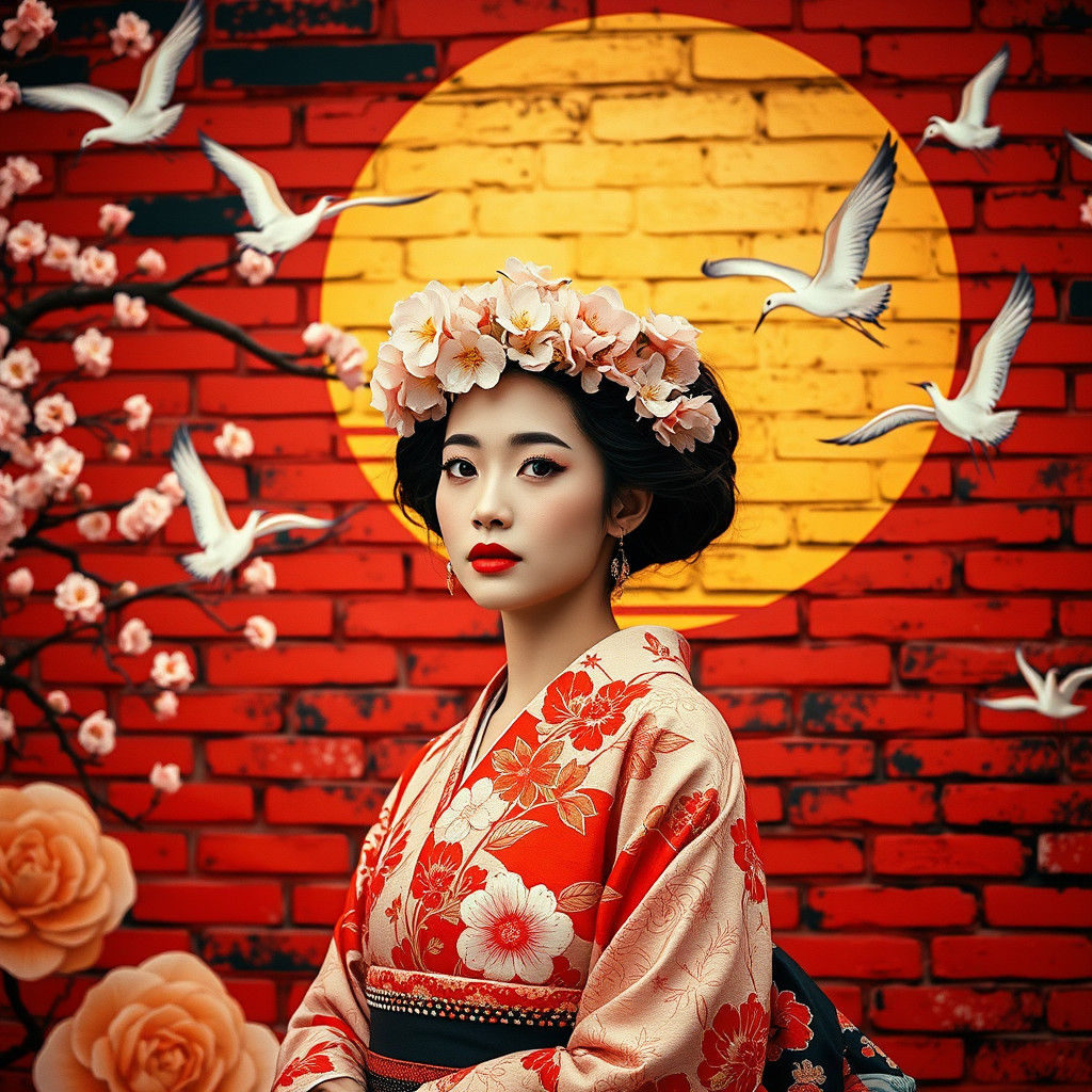 “Create a stunning, realistic street art mural inspired by J...