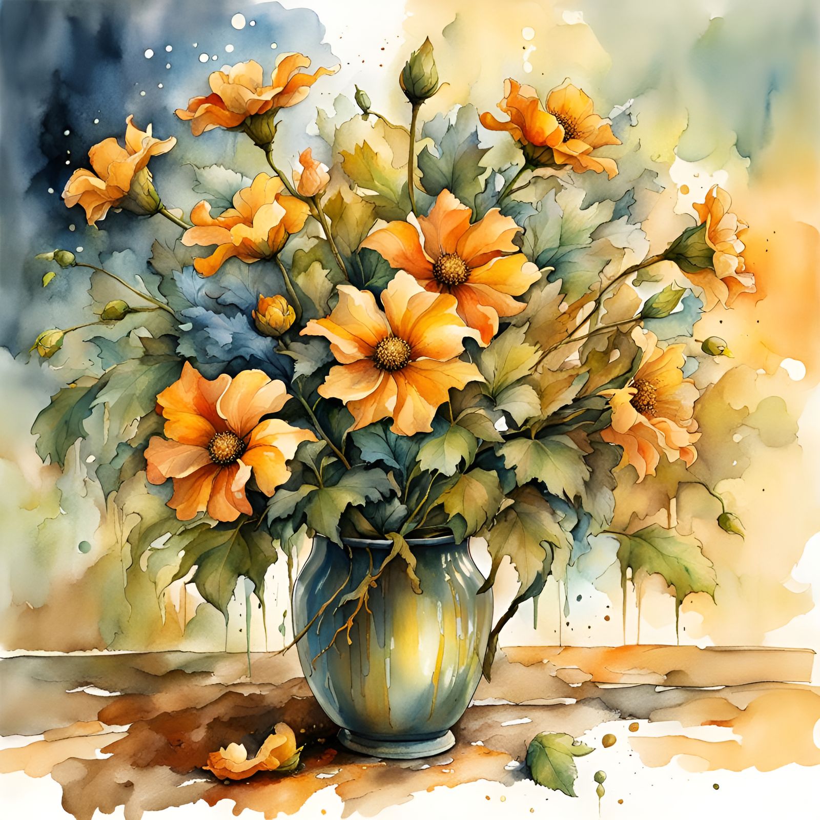 Flower Vase Still Life