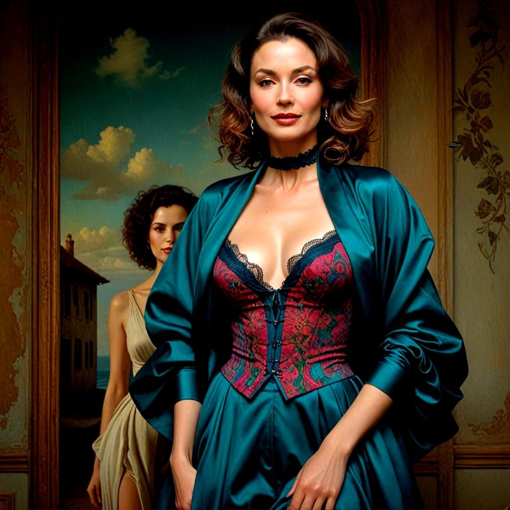 Sophisticated Lady in Elegant Attire