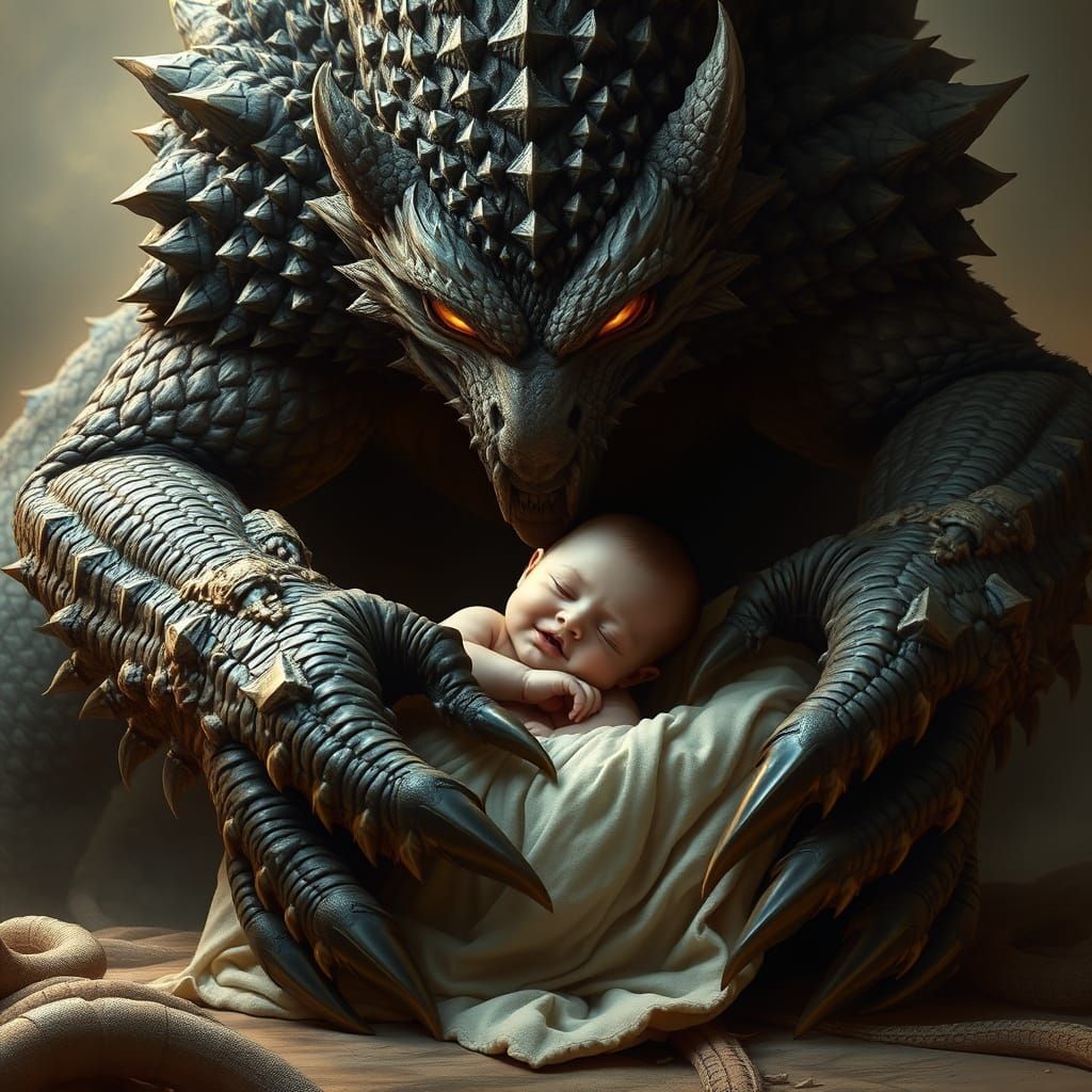 The babysitter   by @Annie May Pixel Weaver