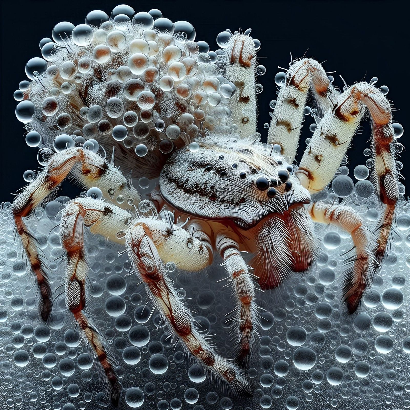 The RARE Ice Wolf  Spider