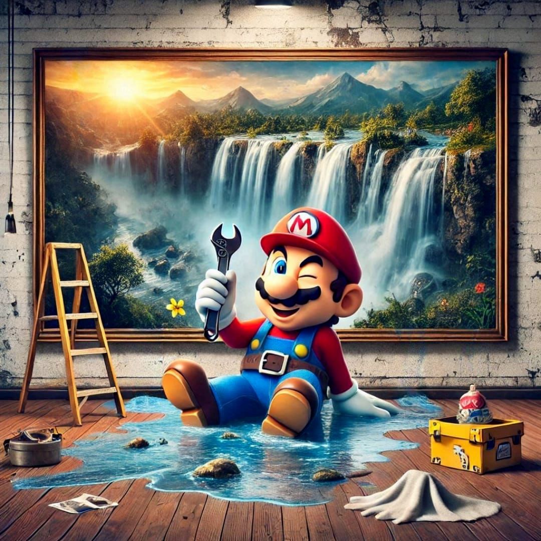 "I Fixed It!" 🔧🖼️🌊