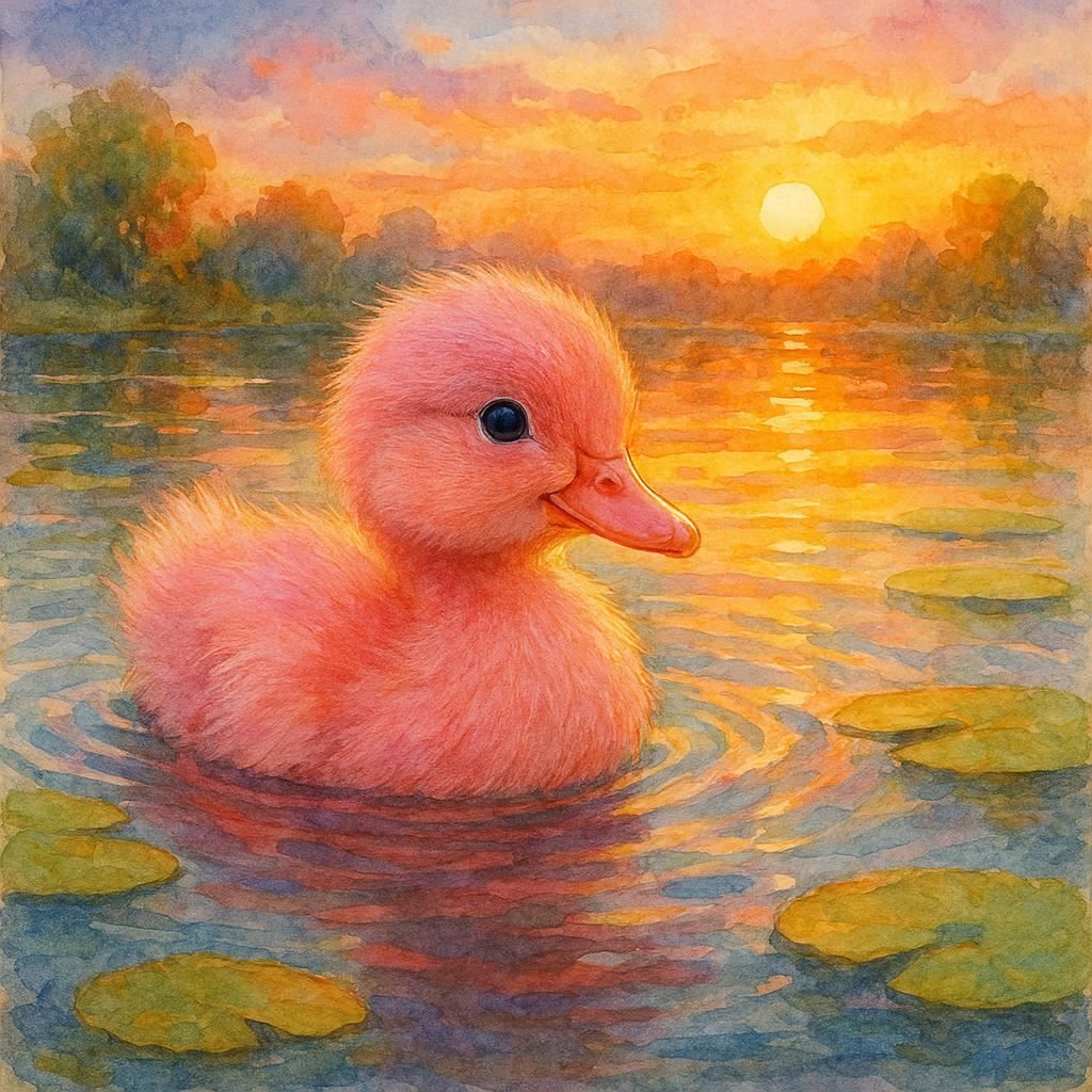 Pink duck