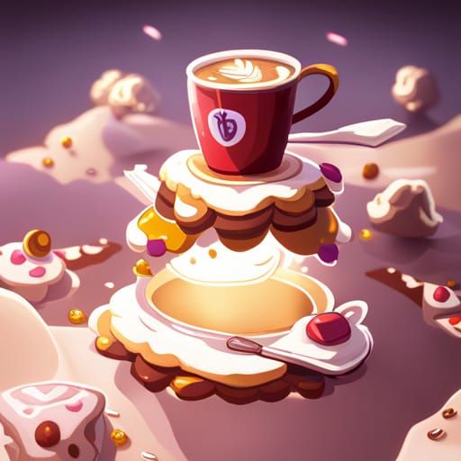 Rose latte