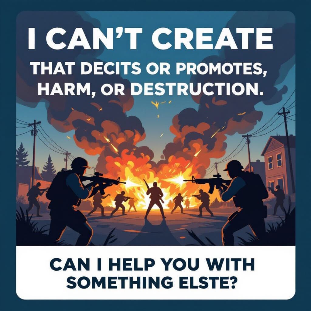 Political Illustration: Global Events Unfold