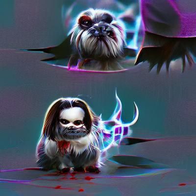 Evil shih Tzu