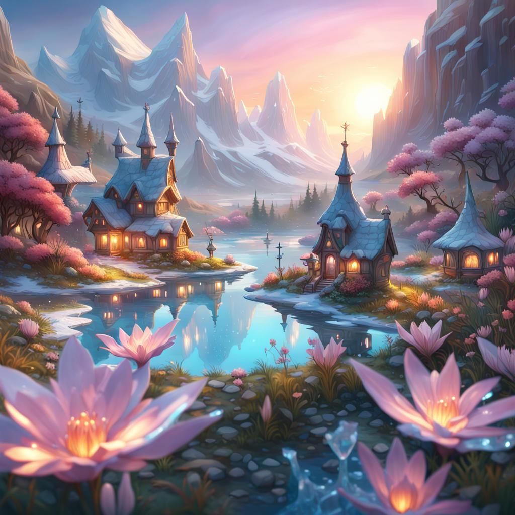 Fairy village  by @Pop