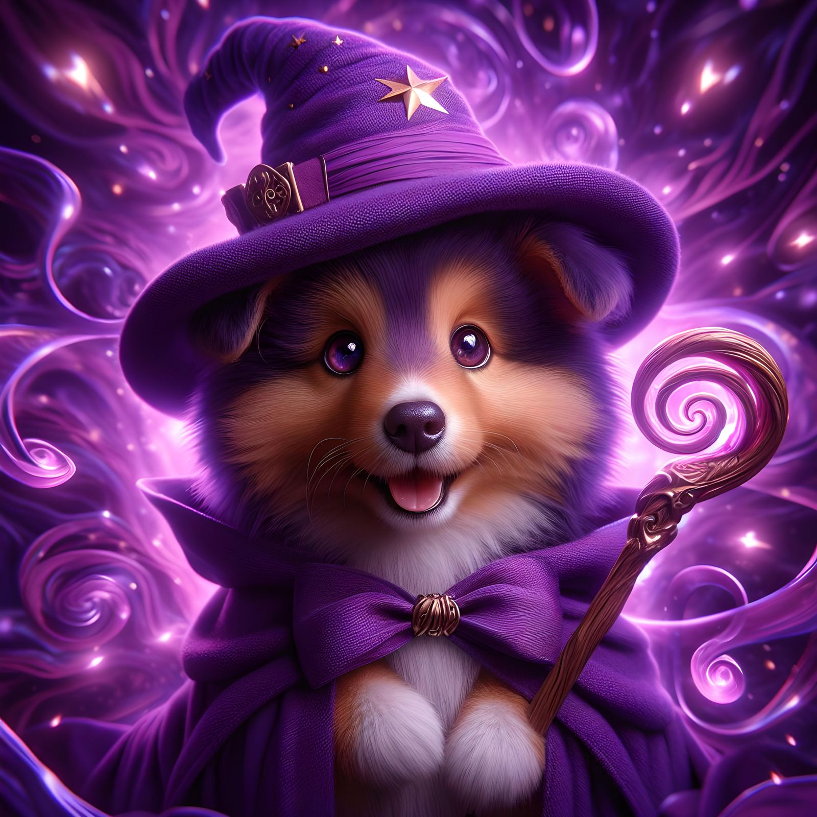 the purple wizard