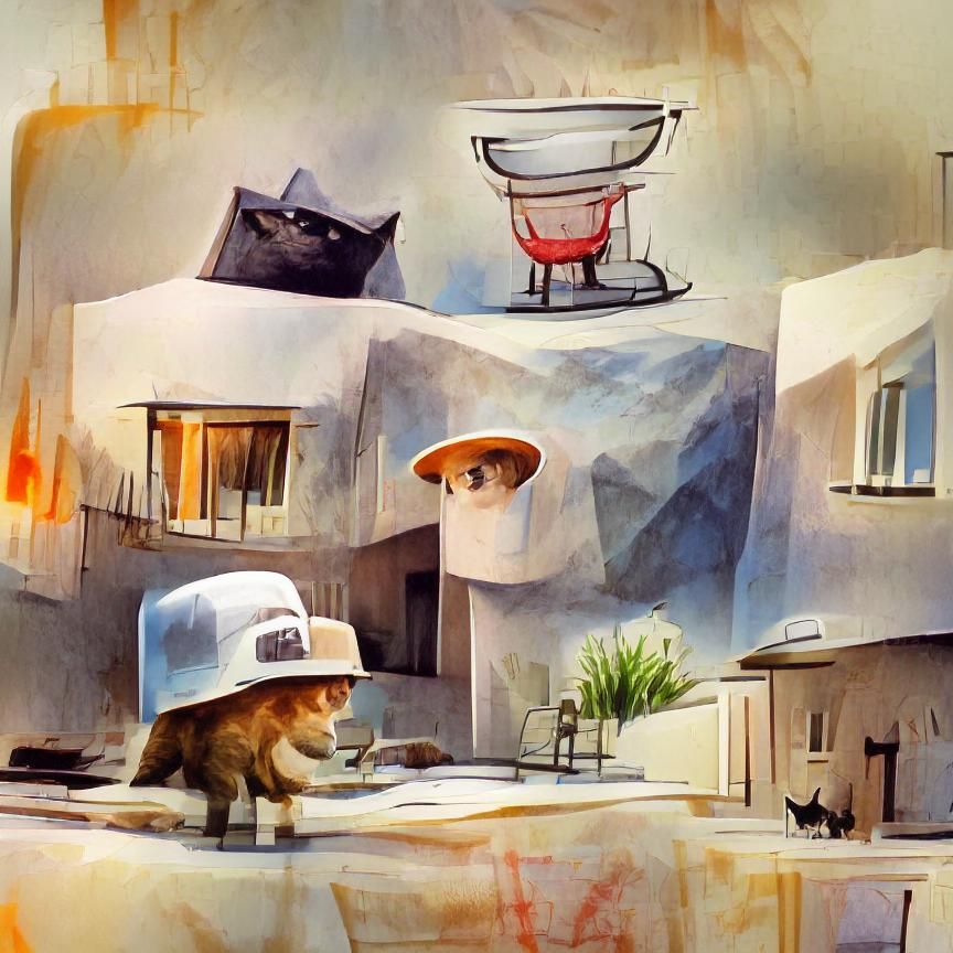 Bucket cat