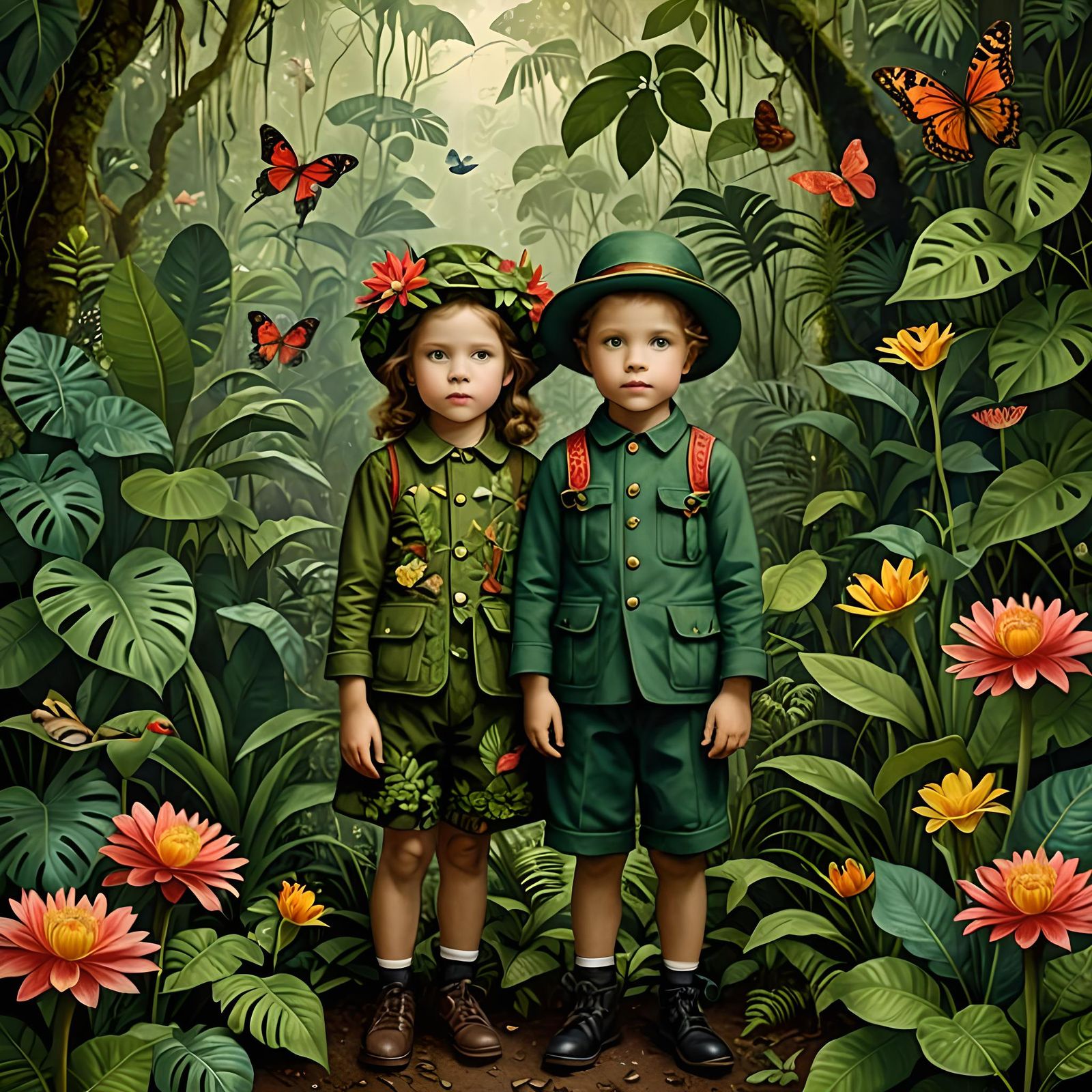 Siblings Rainforest Adventure  by @madalina