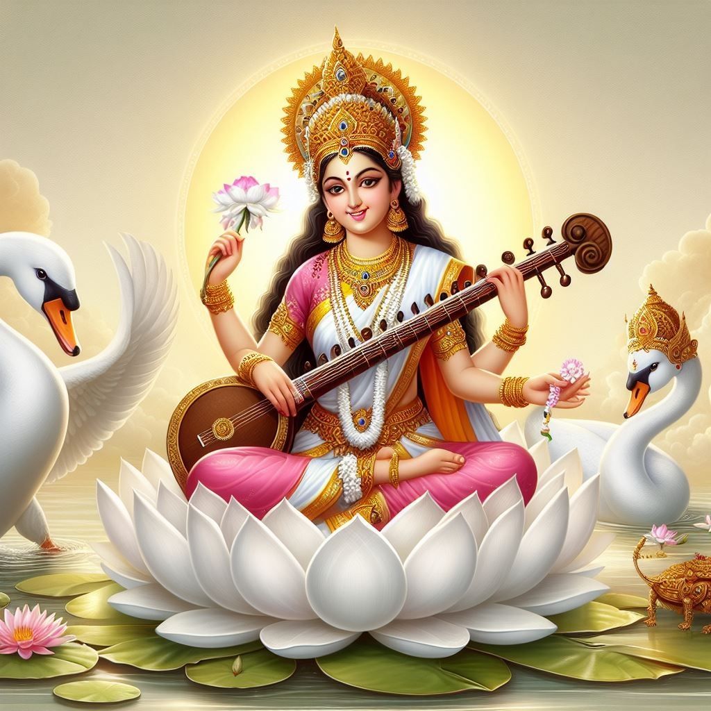 Hindu Goddess Saraswati