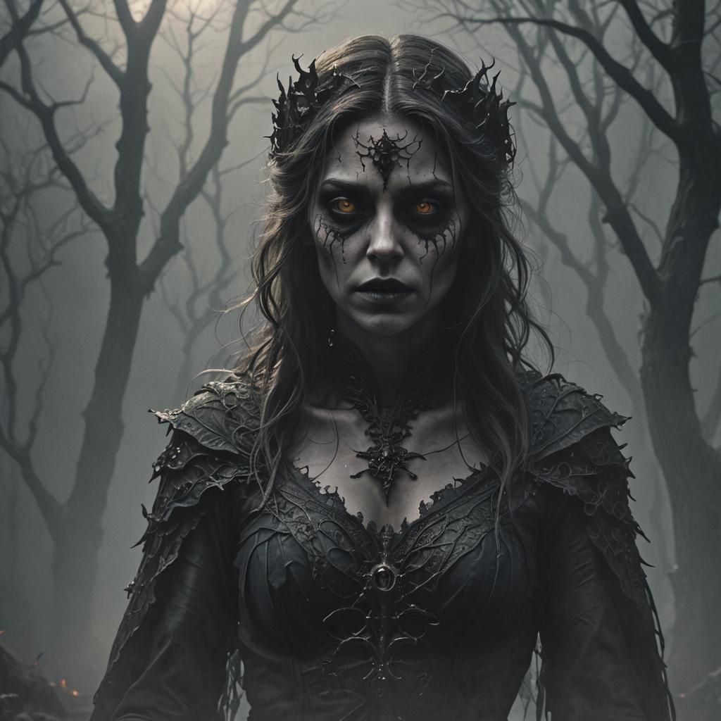 Close-up Epic Masterpiece Maximalist Moody Mysterious Meticu...