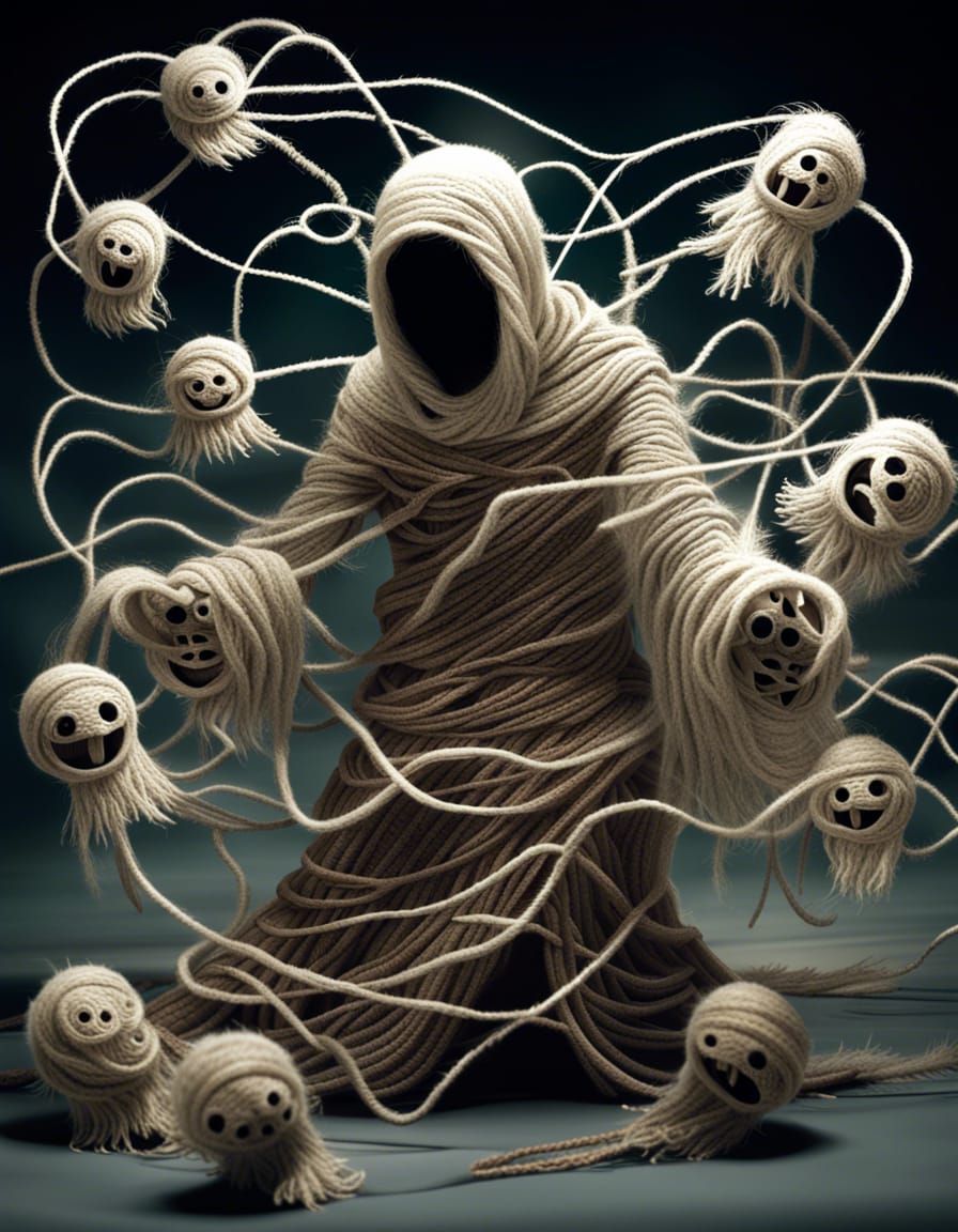 Yarn ghost summoner   by @David Myers