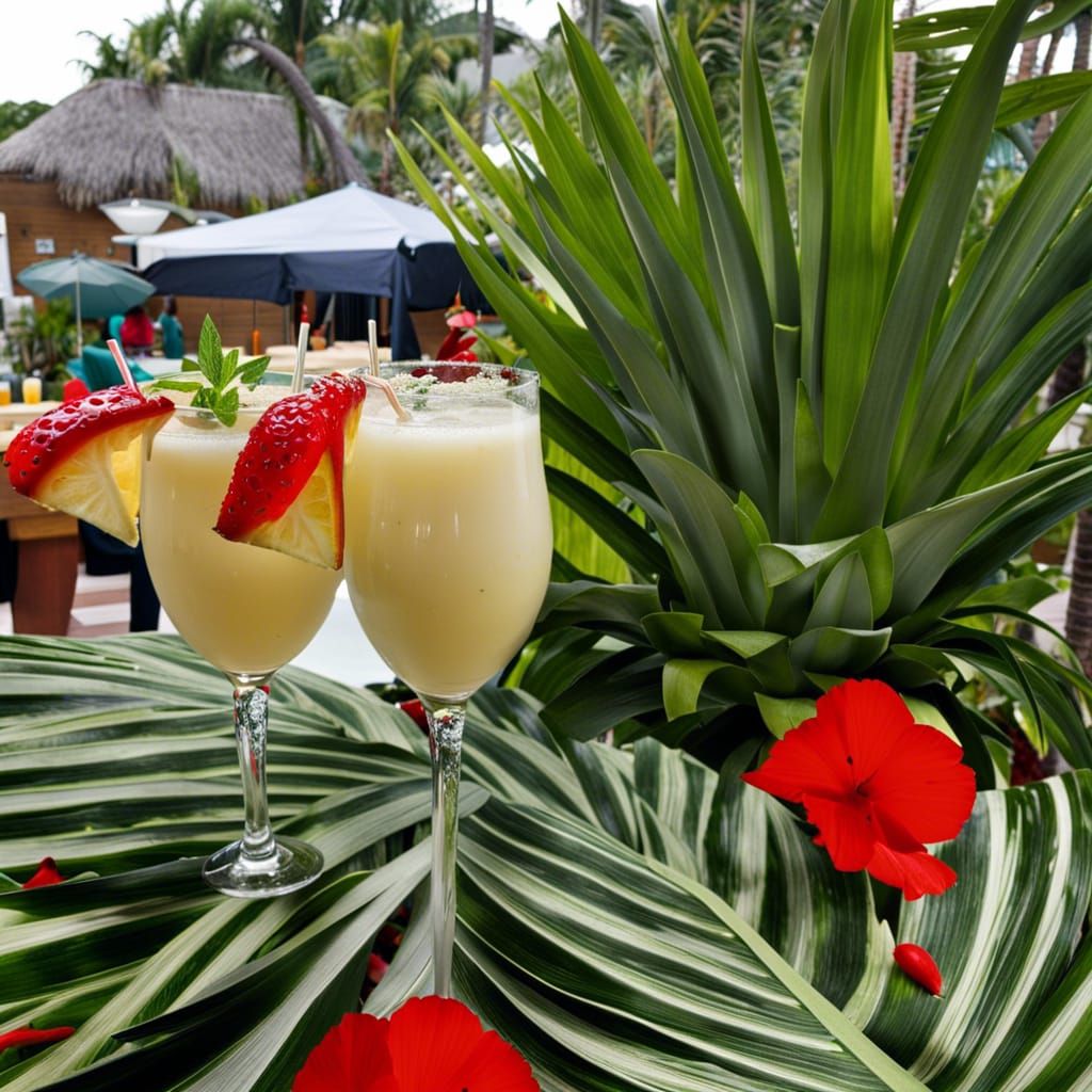 piña coladas AI Generated Artwork NightCafe Creator