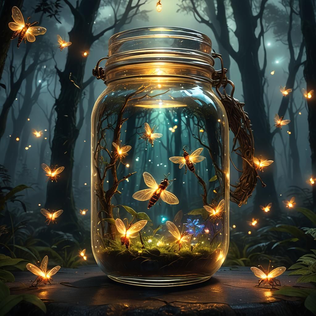 Firefly Forest  by @Bob the Builder