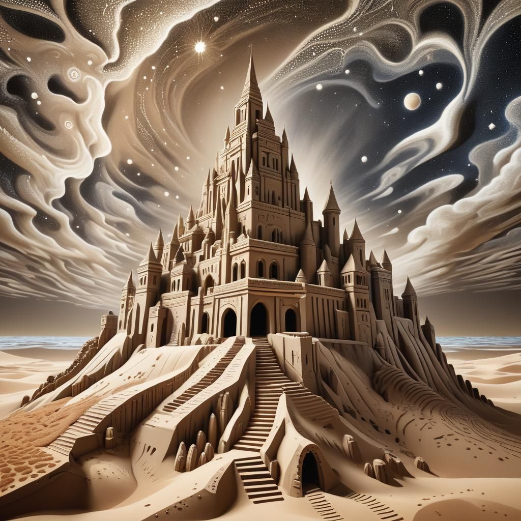 Castle at the Edge of Time  by @Brian