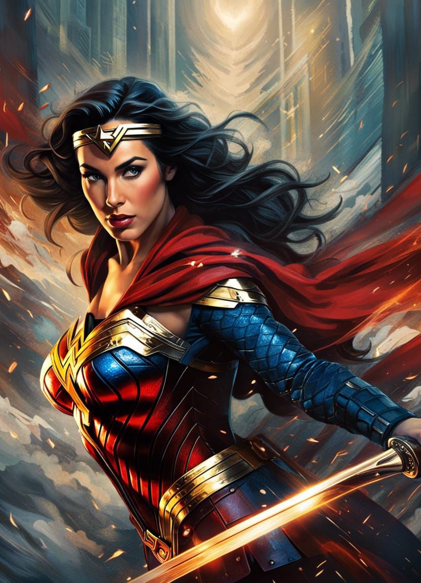 Wonder woman - AI Generated Artwork - NightCafe Creator