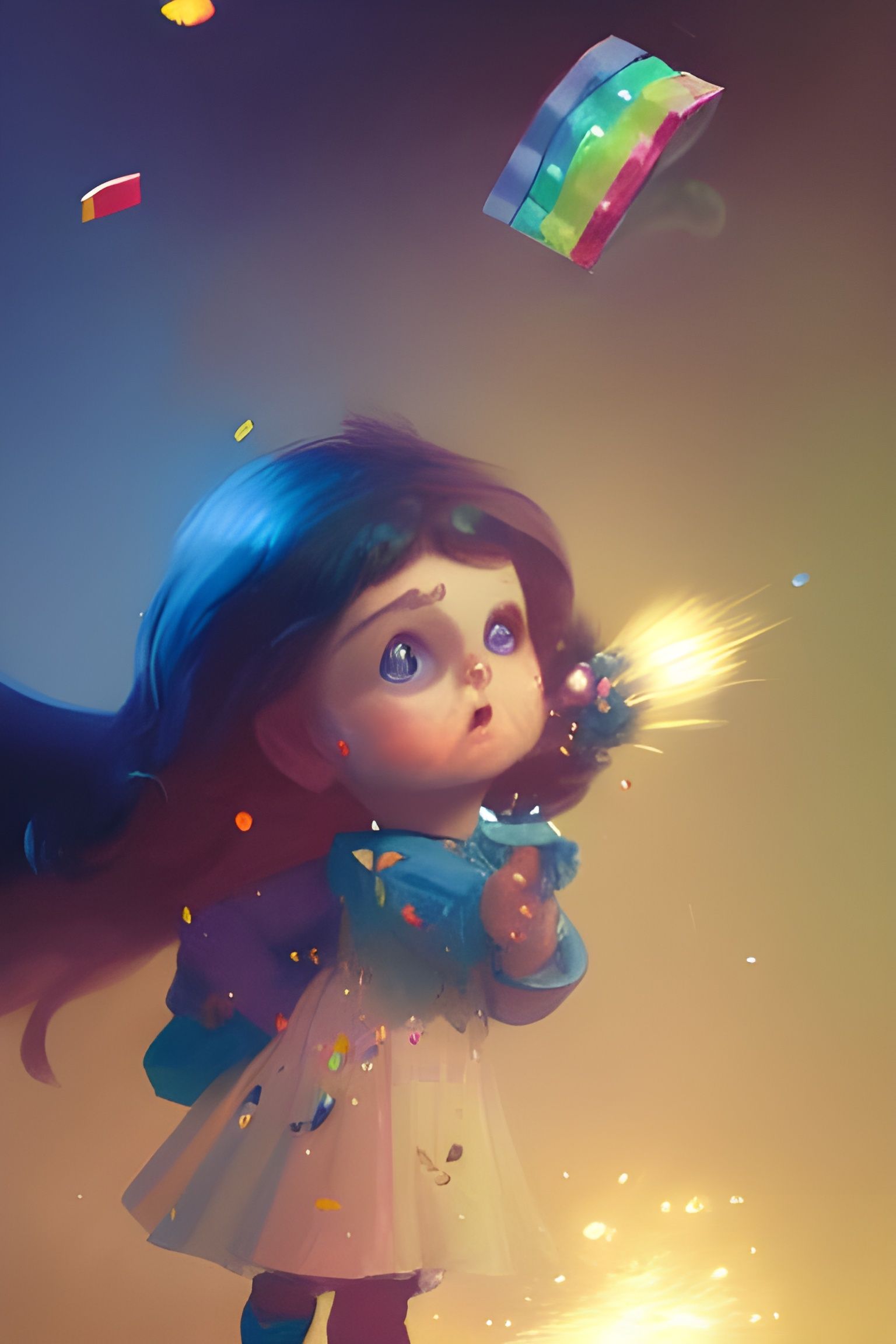 The girl who invented confetti