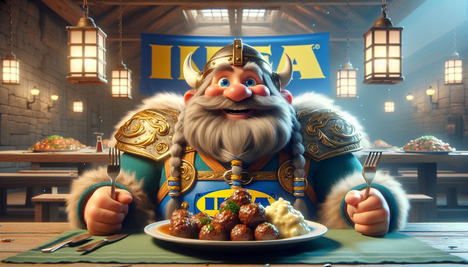 IKEA Dwarf Adventures: Breakfast menu, one option, perfectio...