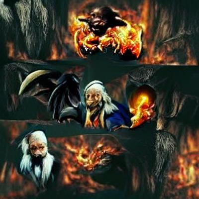Balrog demon gandalf gollum darkness bridge fire kazadum