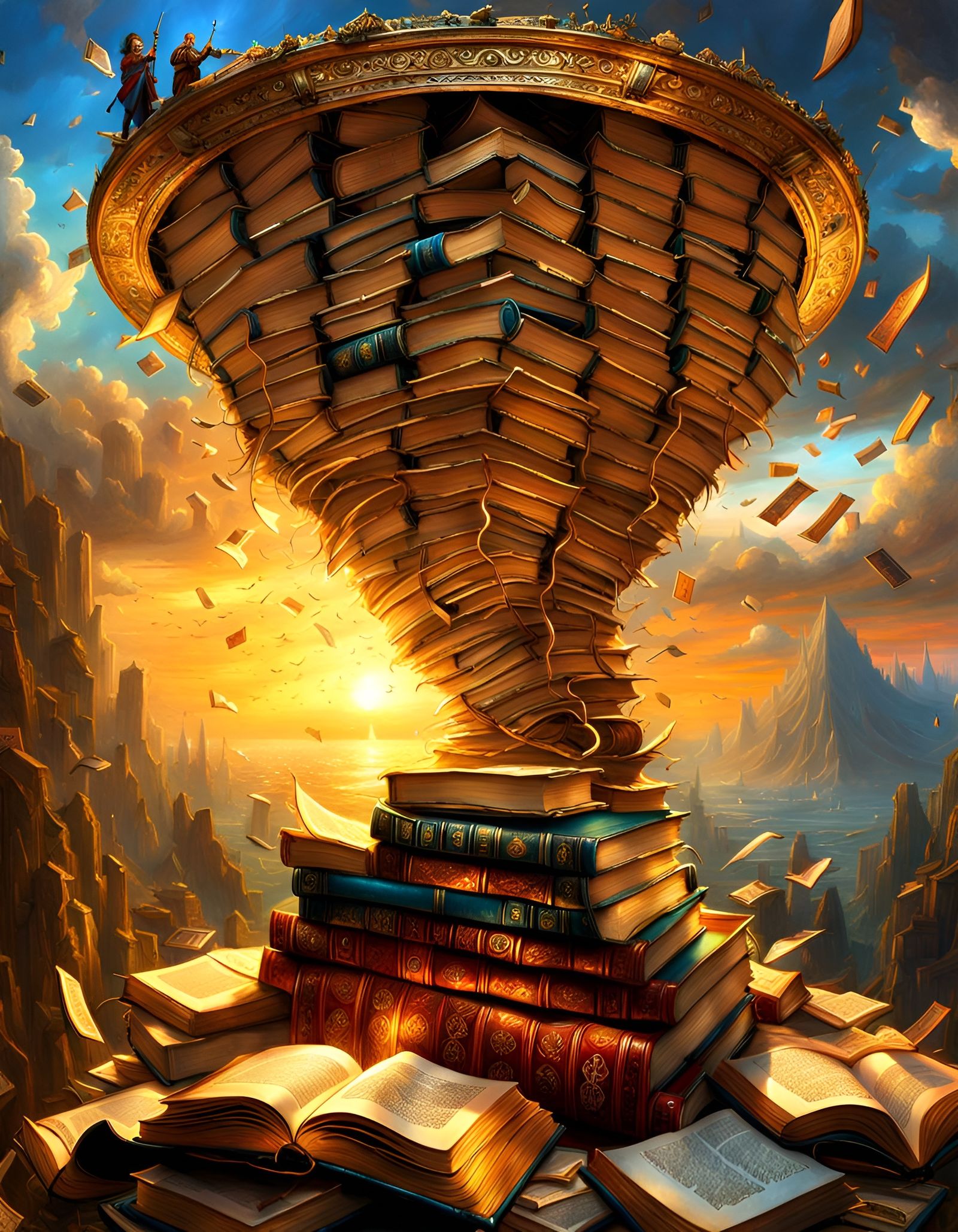 Literary Storm  by @Art of Art