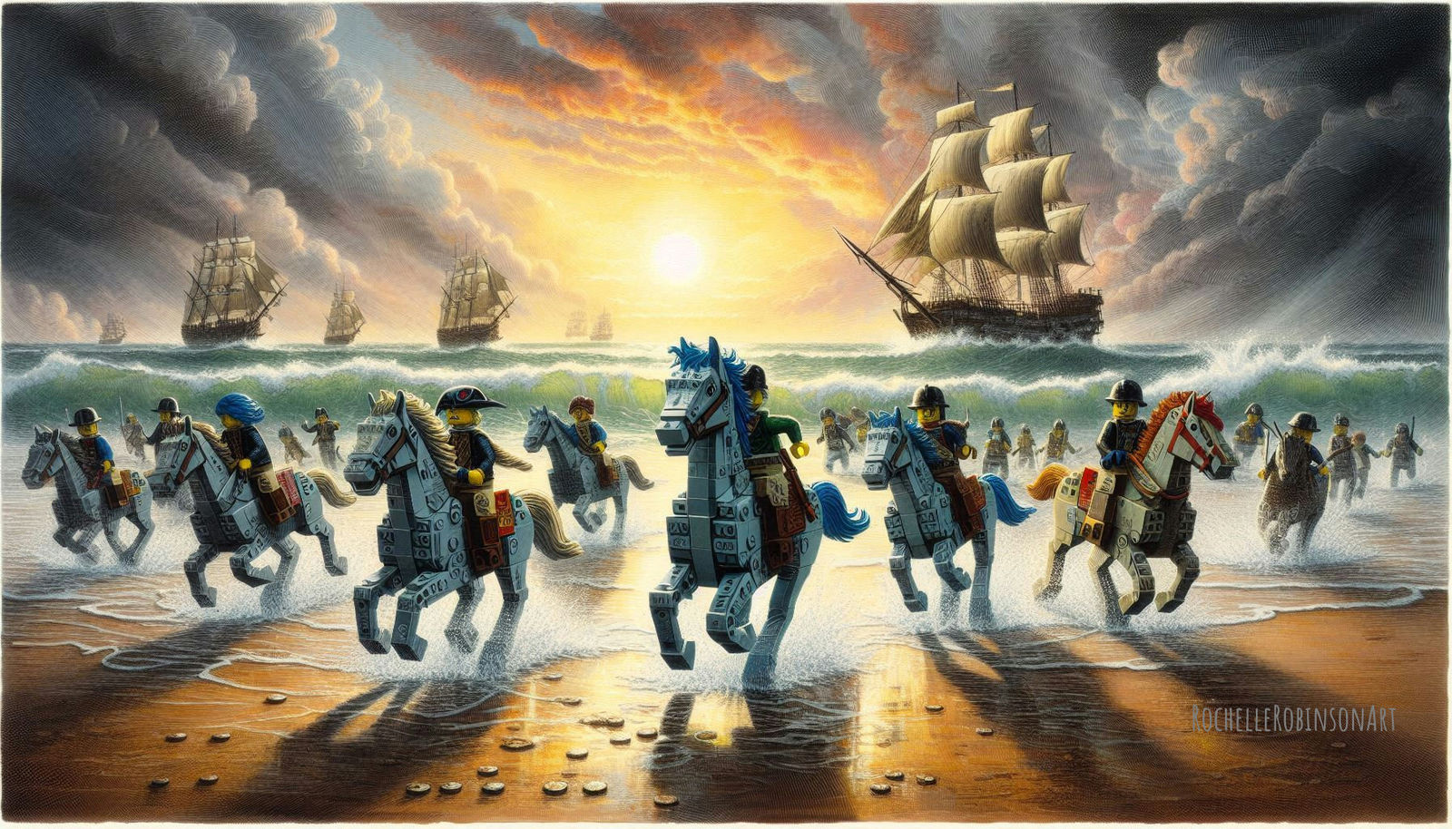 The Invasion - Lego Art