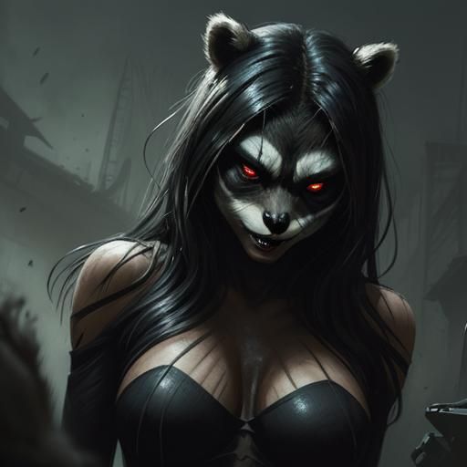 Raccoon Woman