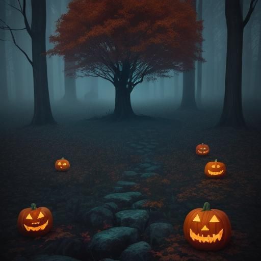haunted October night highlights on the  Halloween + fall elements
autumn themes