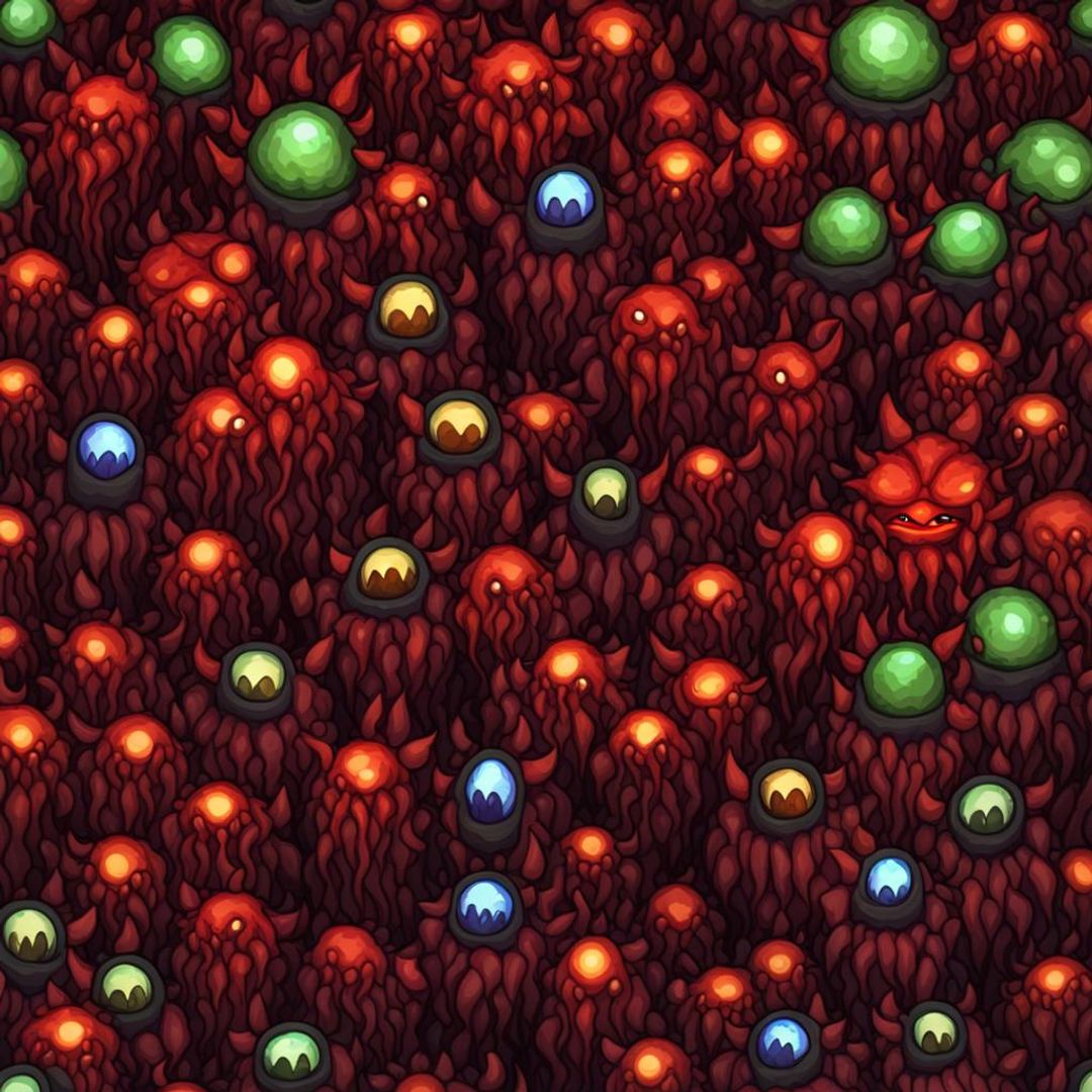 Terraria Demon Eye swarm - AI Generated Artwork - NightCafe Creator