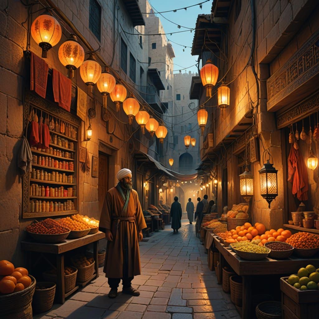 Nightime Souk  by @Dadster
