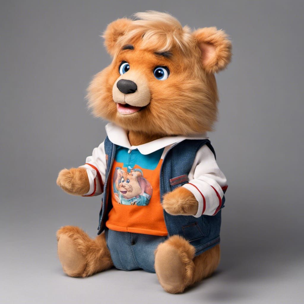 Teddy Ruxpin is an animatronic toy in the form of a talking 'Illiop', a